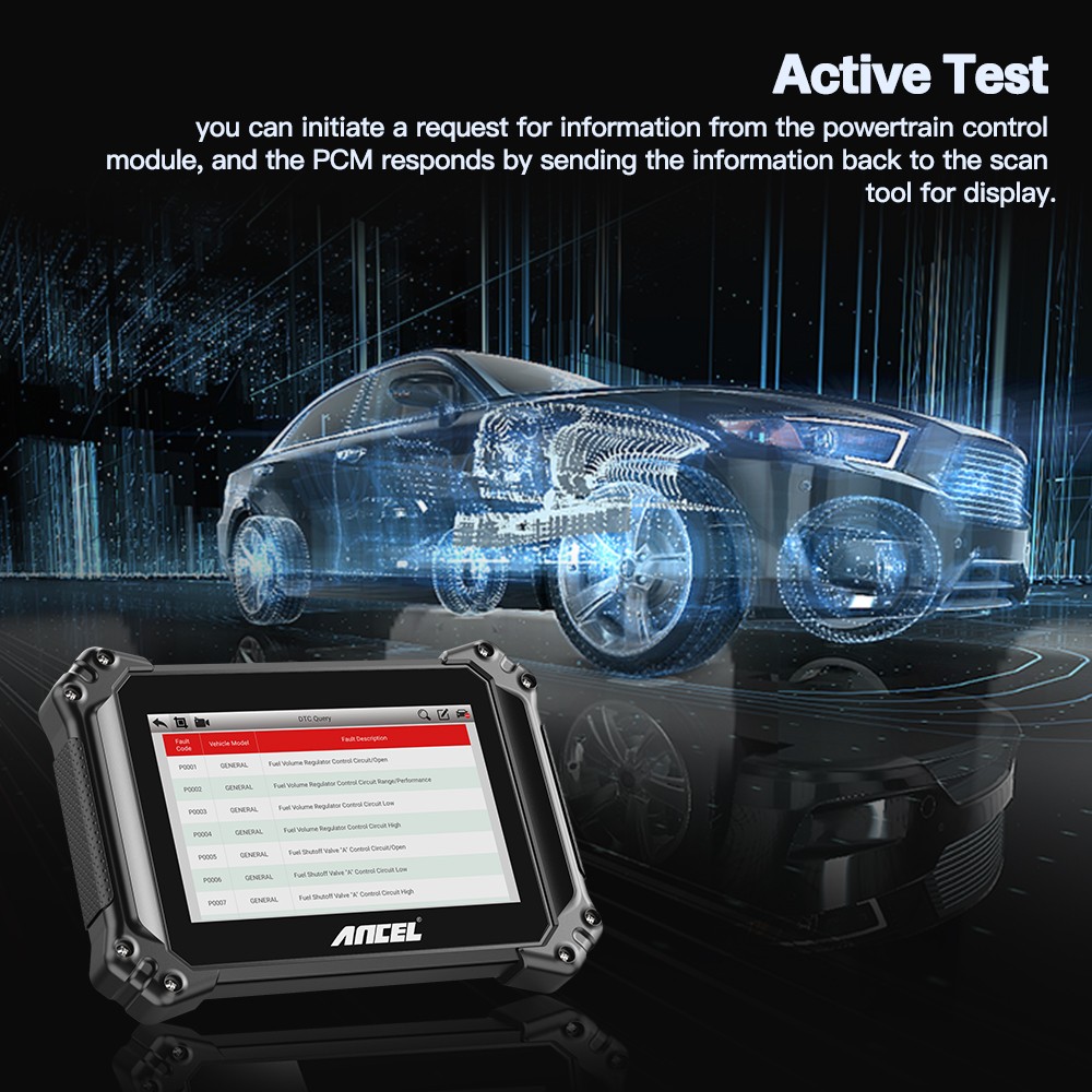 Full System Bidirectional Diagnostic Tool Car OBD2 Scanner Active Test ABS Bleed