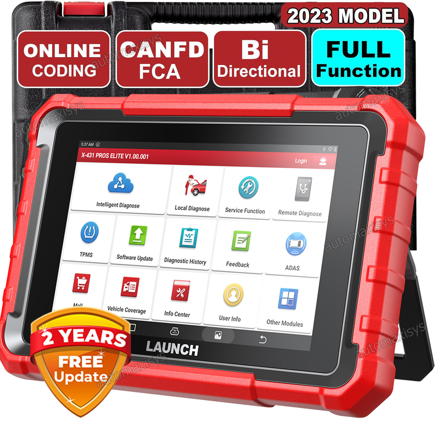 LAUNCH X431 PROS Elite Bidirectional Scanner Key Programming as X431 PRO 5