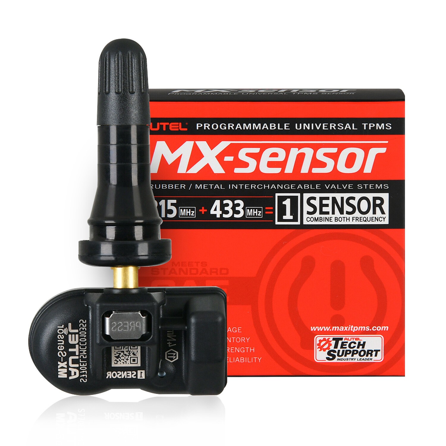 Autel MX-Sensor 315MHz & 433MHz Programmable TPMS Universal Tire Pressure Sensor