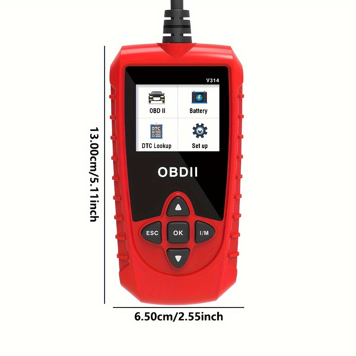 Car Code Reader OBD2 Scanner Automotive Engine Fault Diagnostic Tool Data Stream