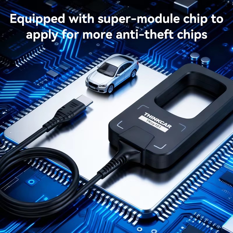 THINKCAR TKEY101 + Thinkscan 689BT OBD2 Scanner All System +TPMS Diagnostic Tool