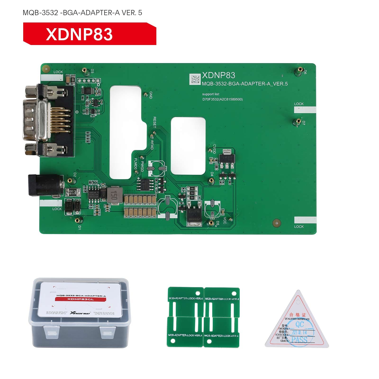 Xhorse XDNPM3GL MQB48 Adapter Without Solder Full Package 13pcs For Multi-Prog
