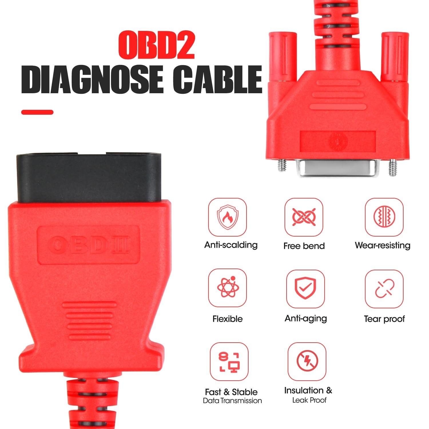 Main Test Cable for Autel MaxiSys MS908/Mini MS905/DS808/MK808