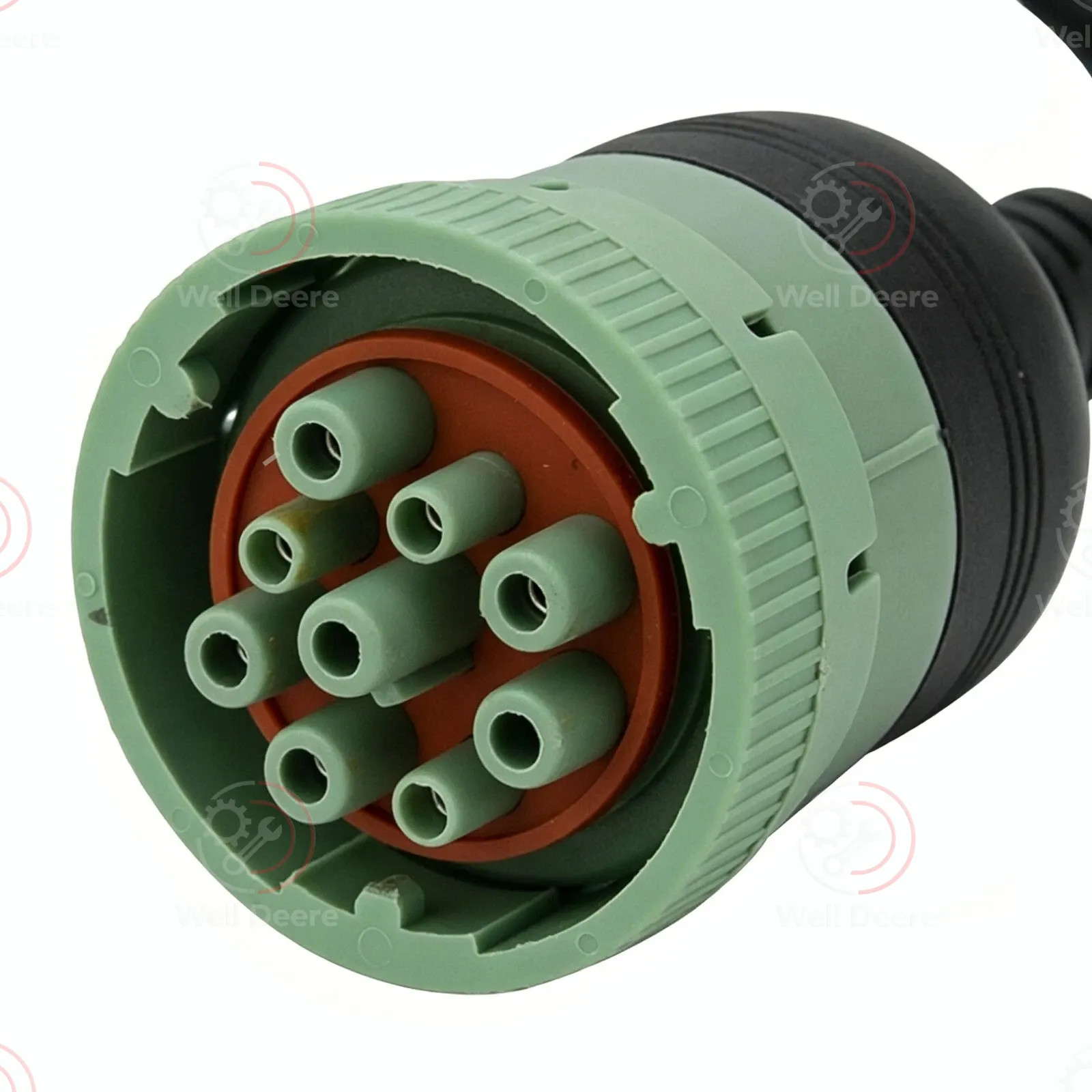 6 Pin J1708 or 9 Pin J1939 to 16 Pin OBD2 OBDII Adapter Cable Heavy Duty Truck