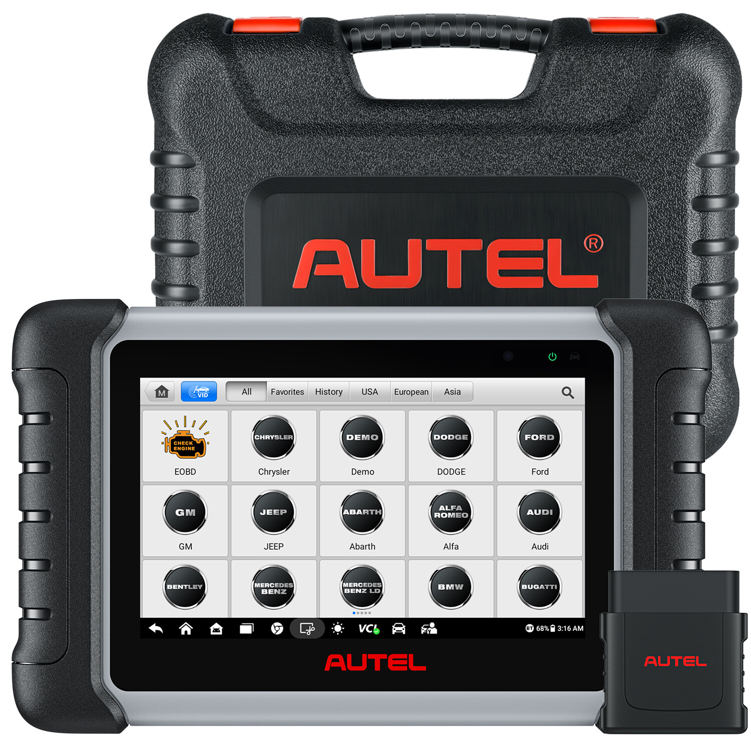 2024 Autel MaxiCOM MK808BT PRO Bi-directional OBD2 Scanner Auto Diagnostic Tool