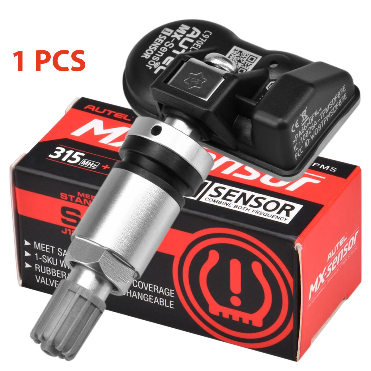 Autel MX-Sensor 315MHz & 433MHz Programmable TPMS Universal Tire Pressure Sensor