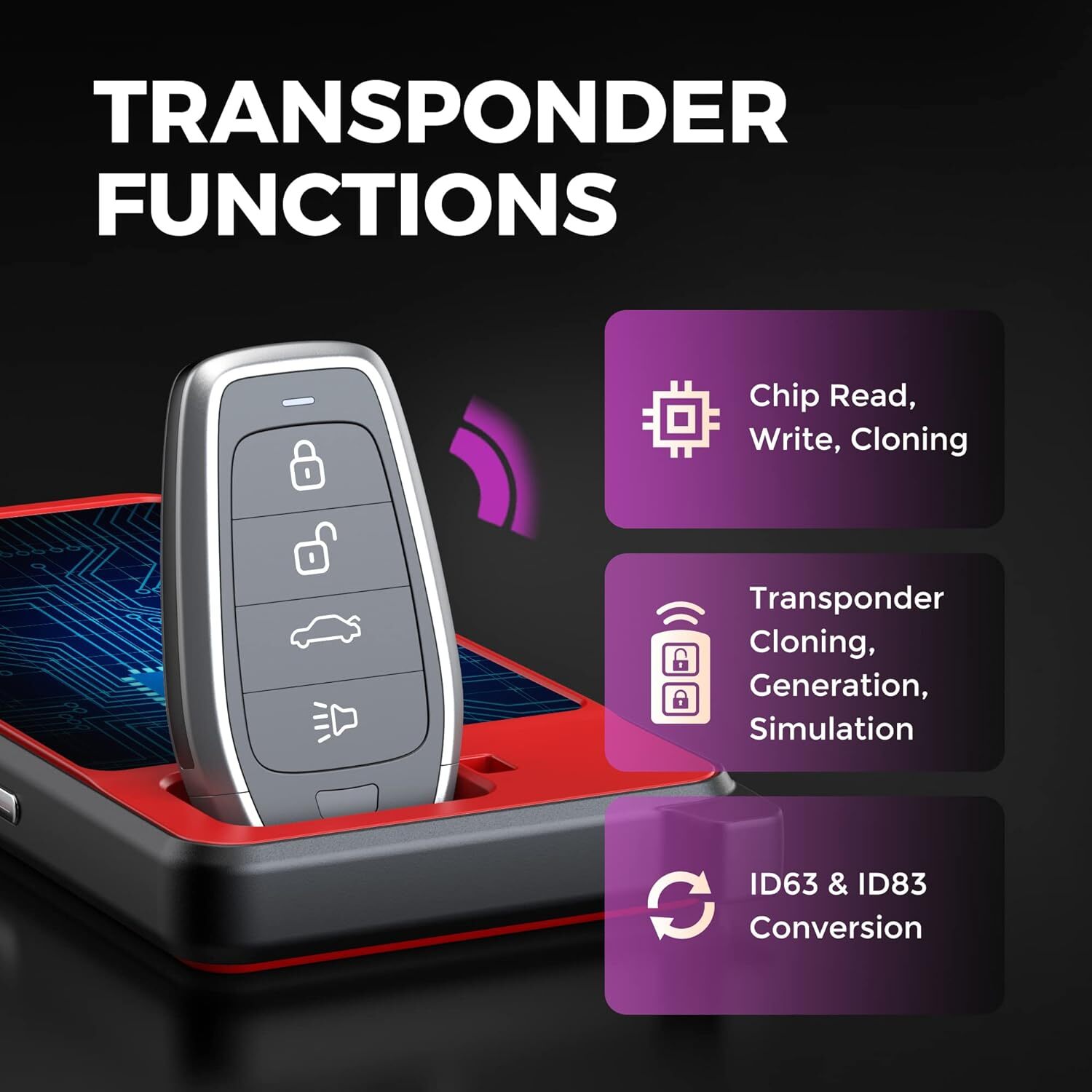 2025 Newest Autel MaxiIM KM100 Key Fob Programming Tool Programmer Immobilizer
