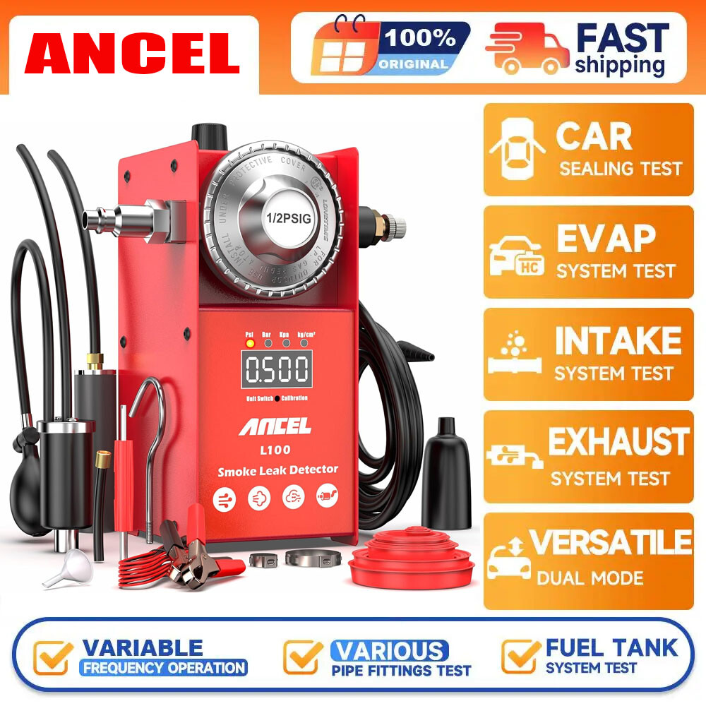 ANCEL L100 Automotive EVAP Smoke Machine Diagnostic Vacuum Leak Detection Tester