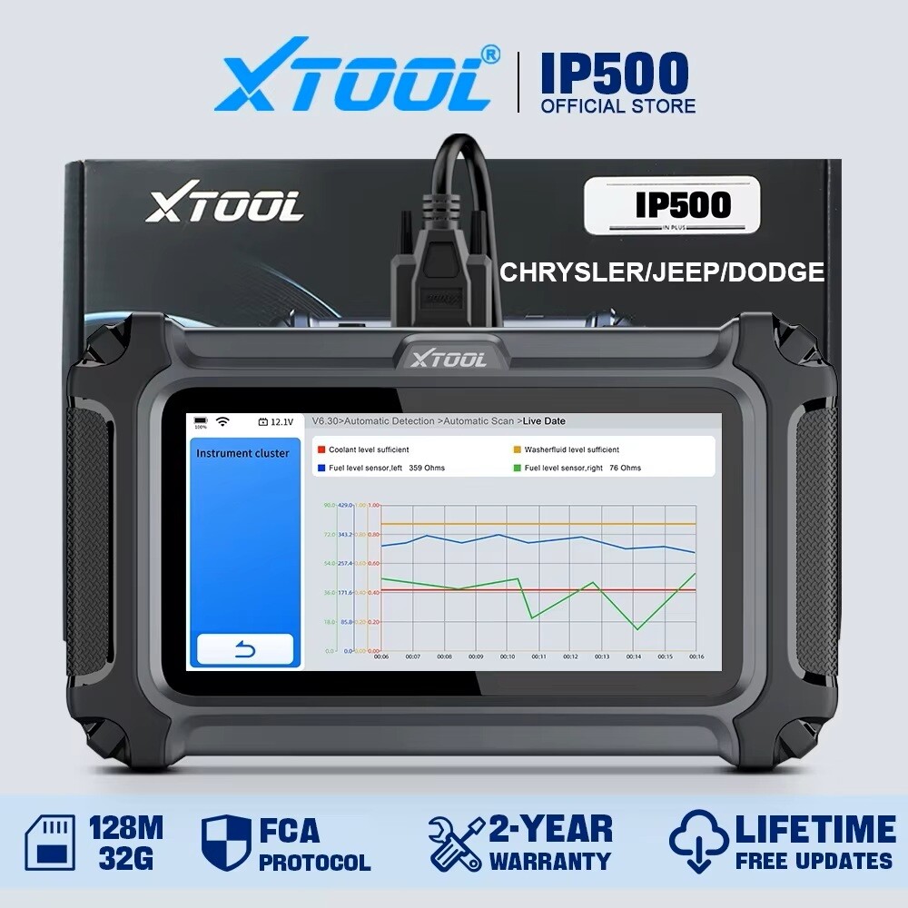 2025 XTOOL IP500 OBD2 Scanner Bidirectional Full System Car Diagnostic Tool FCA