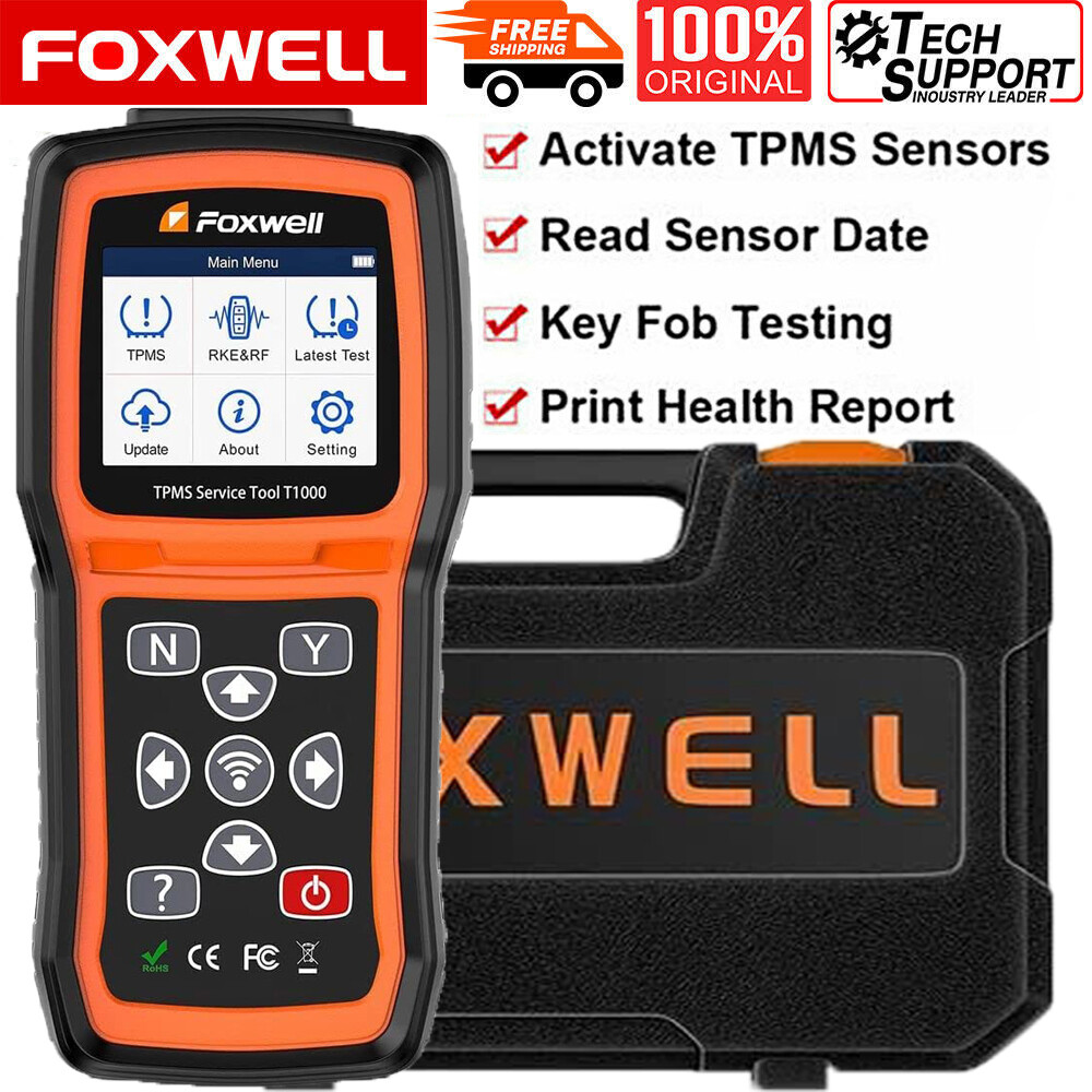 Foxwell T1000 TPMS Relearn Sensor Tire Pressure Monitoring Programming Tool