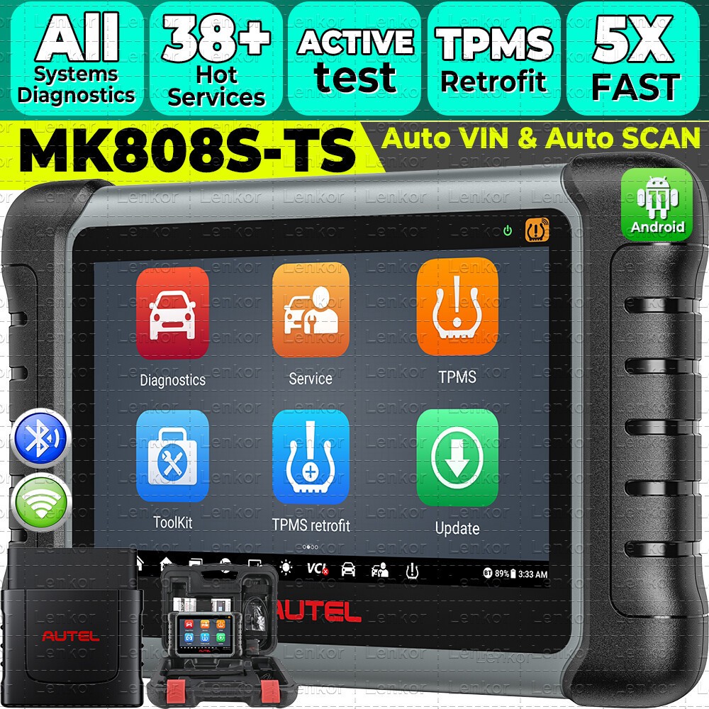 Autel MK808S-TS as MaxiSys MS906TS Diagnostic Scanner Bluetooth Code Reader TPMS