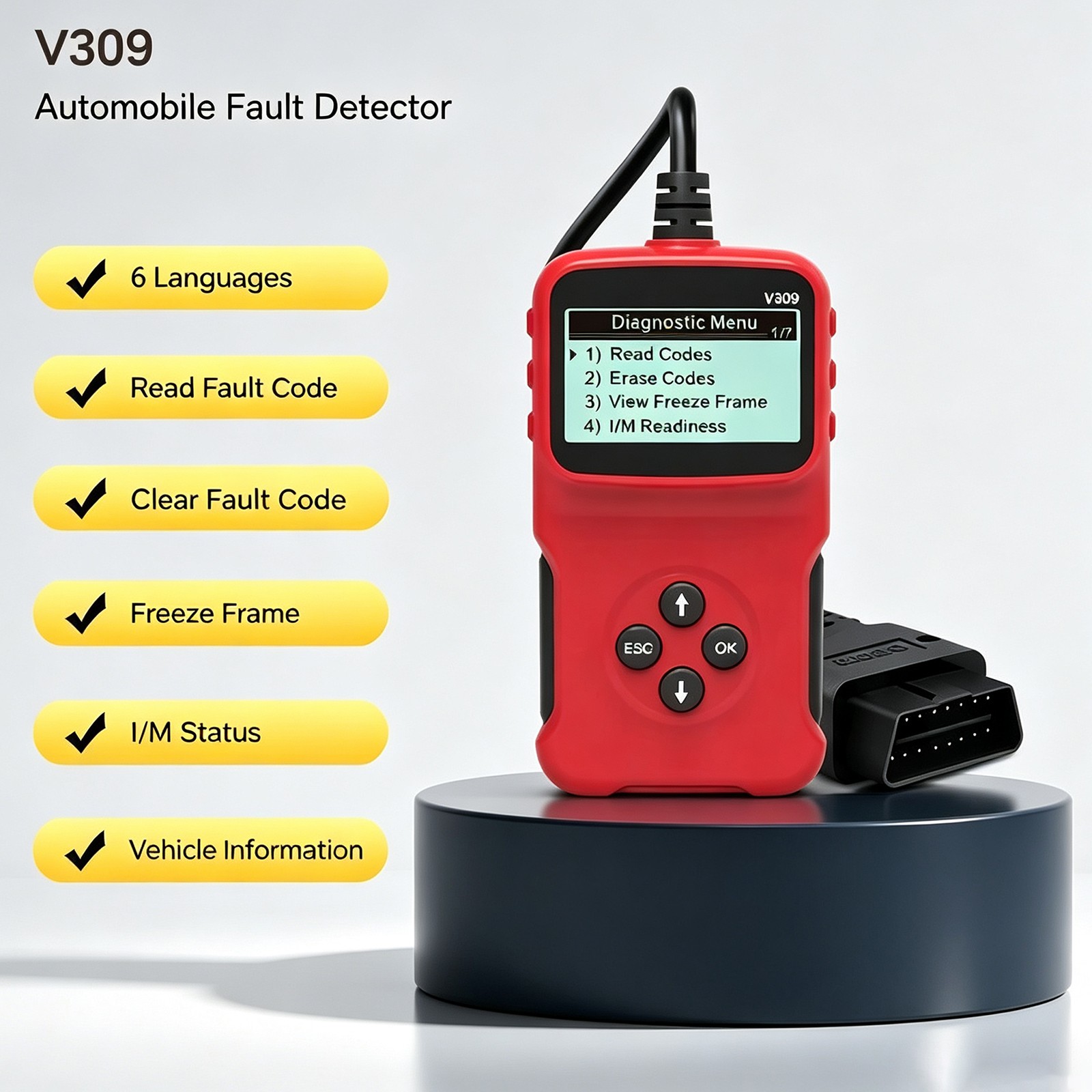 ⚡SALE Car OBD2 Scanner Auto Code Reader Diagnostic Scan Tool VIN Lookup I/M Read
