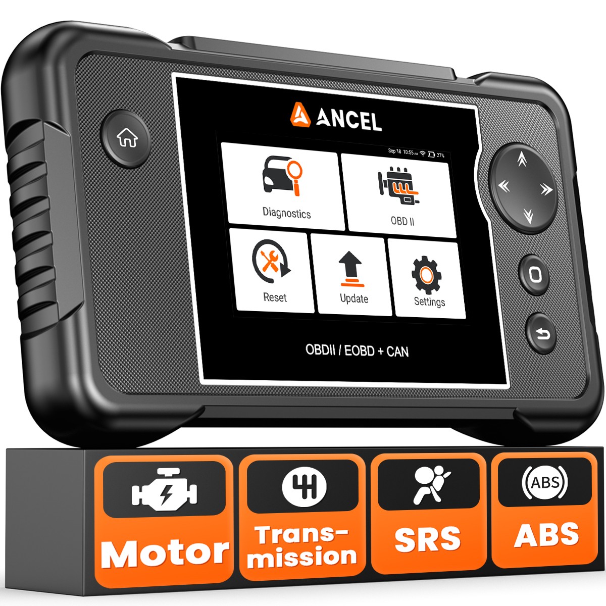 ANCEL FX2000 PRO OBD2 Scanner ABS SRS Transmission Check Engine Diagnostic Tool