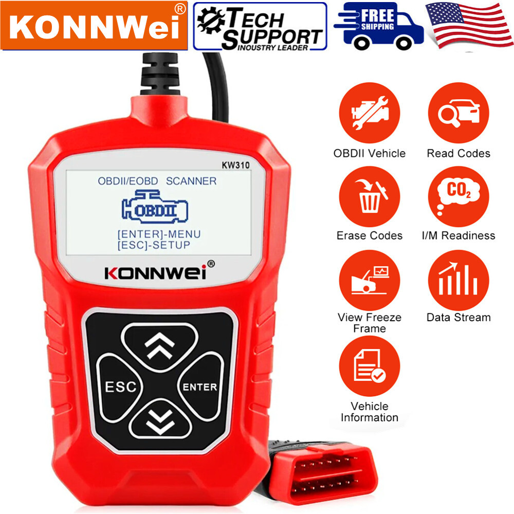 Automotive OBD2 Code Reader Scanner Car Engine Light Fault Check Diagnostic Tool