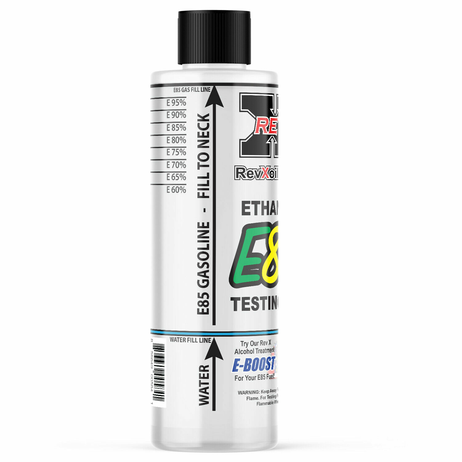 REV-X E85 Ethanol Tester Bottle Reads E60% – E100% Easy to Use Kit
