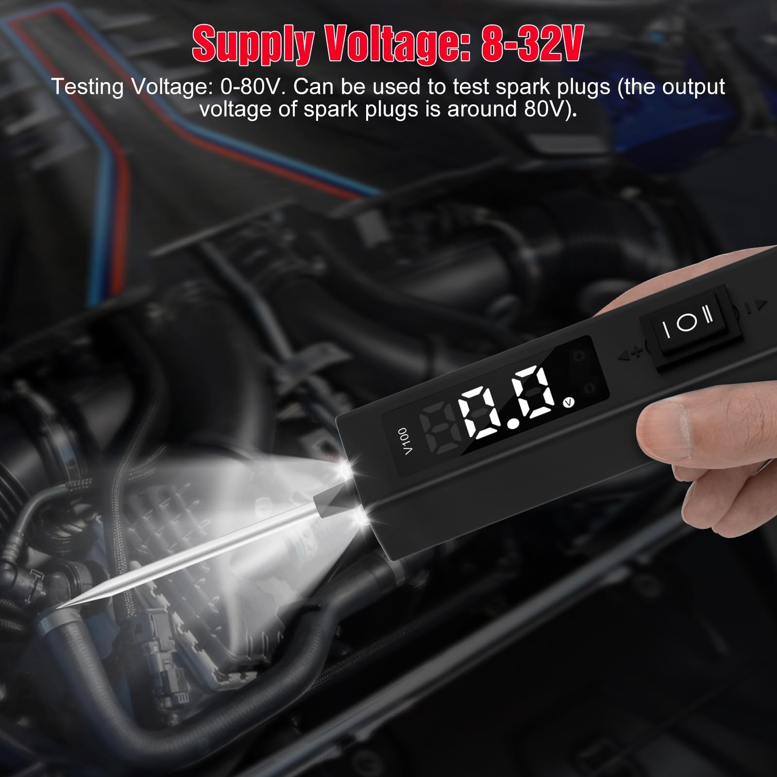 Car Circuit Tester Probe 24V 12V 6V DC Voltage Continuity Tester US