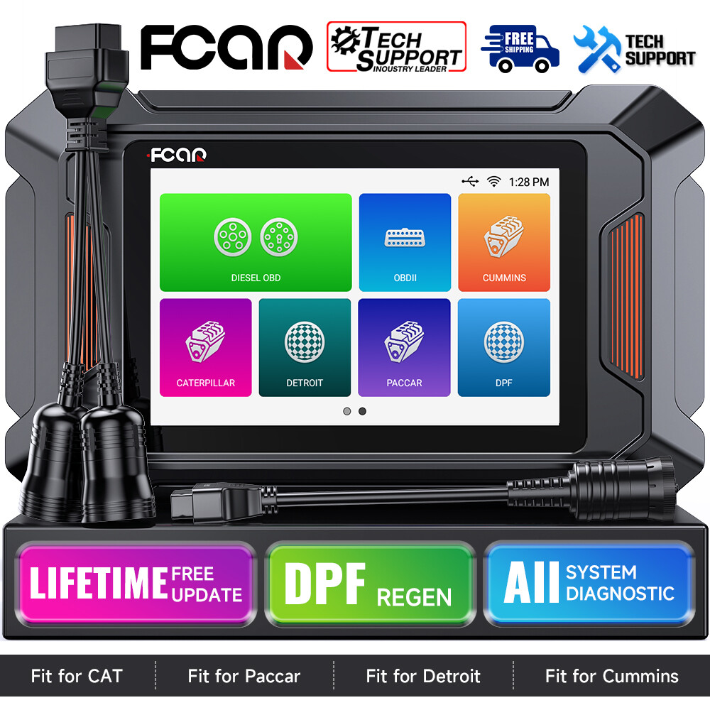 Heavy Duty Truck Diesel Diagnostic Scanner DPF Regen for Cummins Paccar Detroit