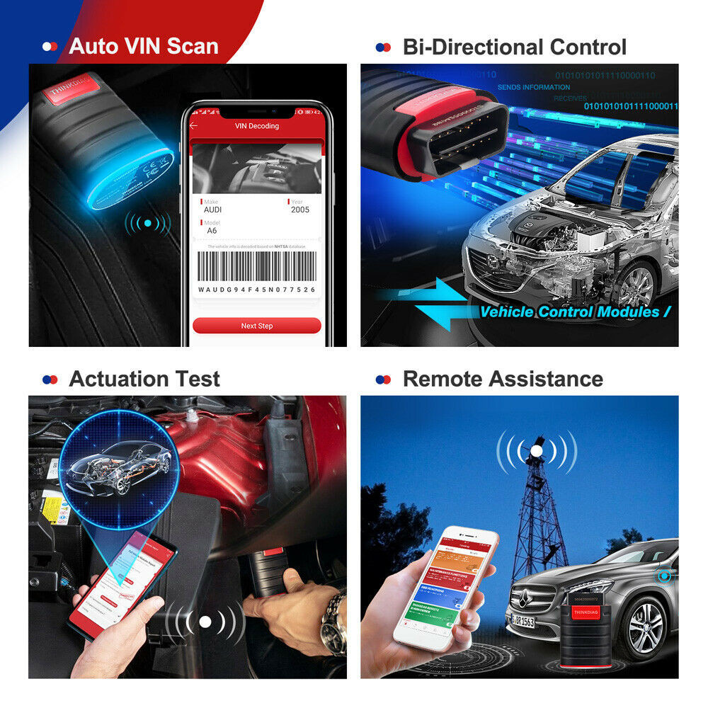 2024 Old Boot THINKDIAG Bidirectional Diagnostic Tool Full Software OBD2 Scanner