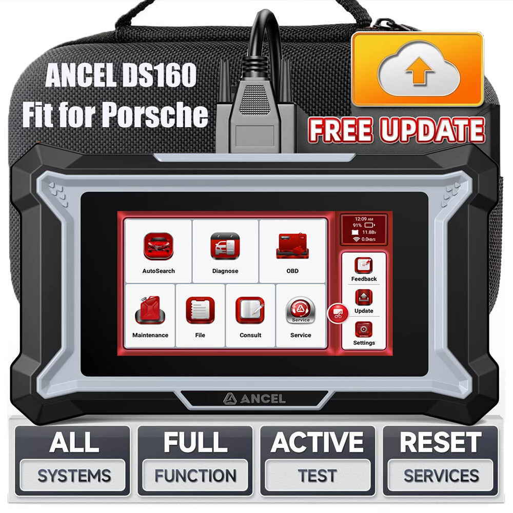 ANCEL Bidirectional Scan Tool All System OBD2 Scanner ABS Bleed Gearbox Learning