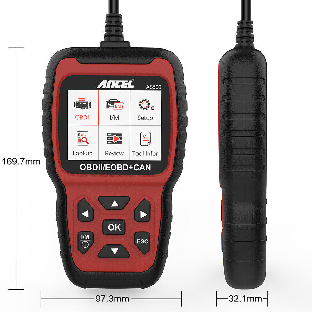 Ancel AS500 Car OBD Code Reader Auto OBD2 Diagnostic Scanner Check Engine Fault