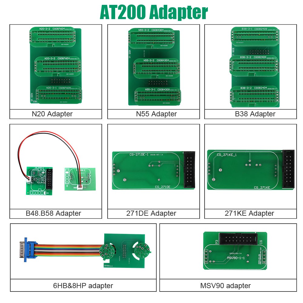 CG FC200 AT200 New Adapter Set including 6HP &8HP/ MSV90 / N55/N20/B48/ B58/ B38