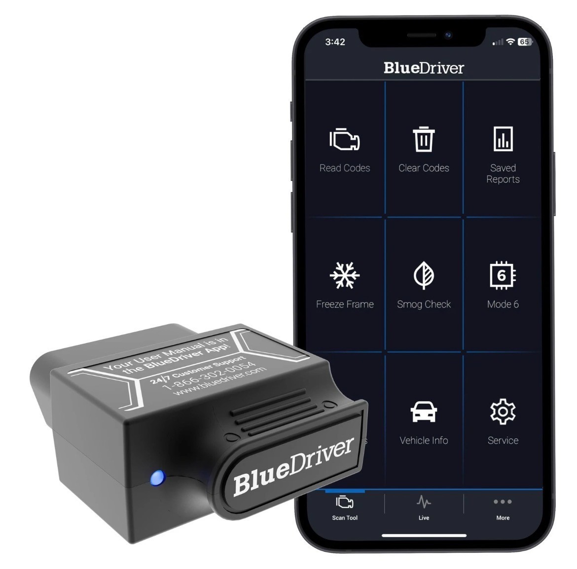 Bluetooth OBD2 Scan Tool BlueDriver Pro for iPhone Android 7000+ Issues OBDII