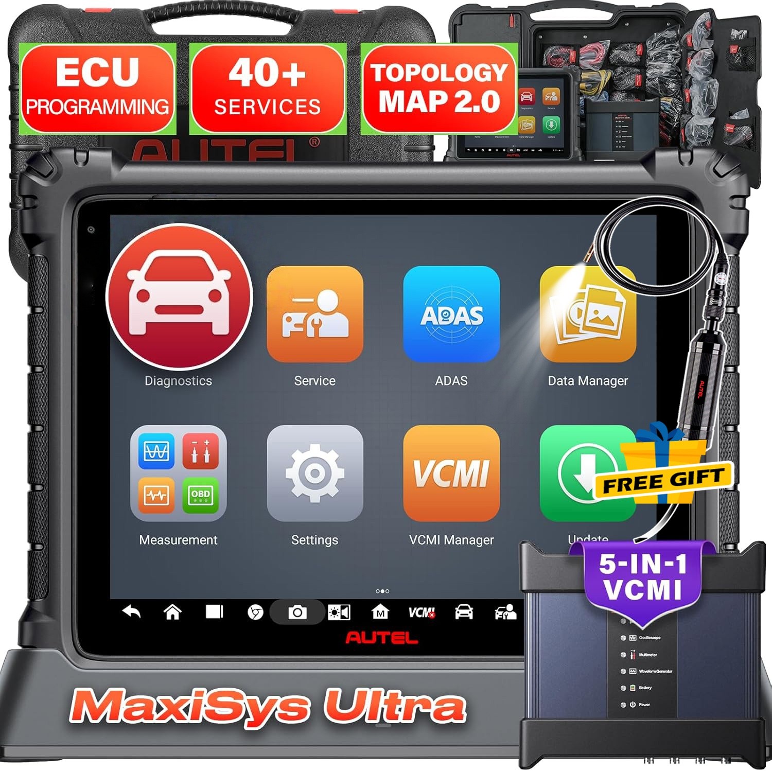 Autel MaxiSys Ultra Top Automotive Intelligent Diagnostic 5in1 VCMI as ULTRA S2