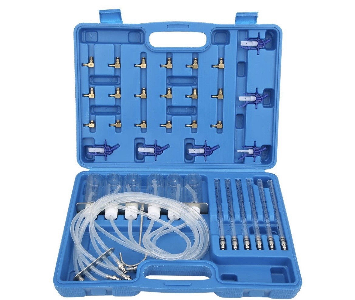Flow Meter Engine, Injector Test Kit Six Cylinders Tool