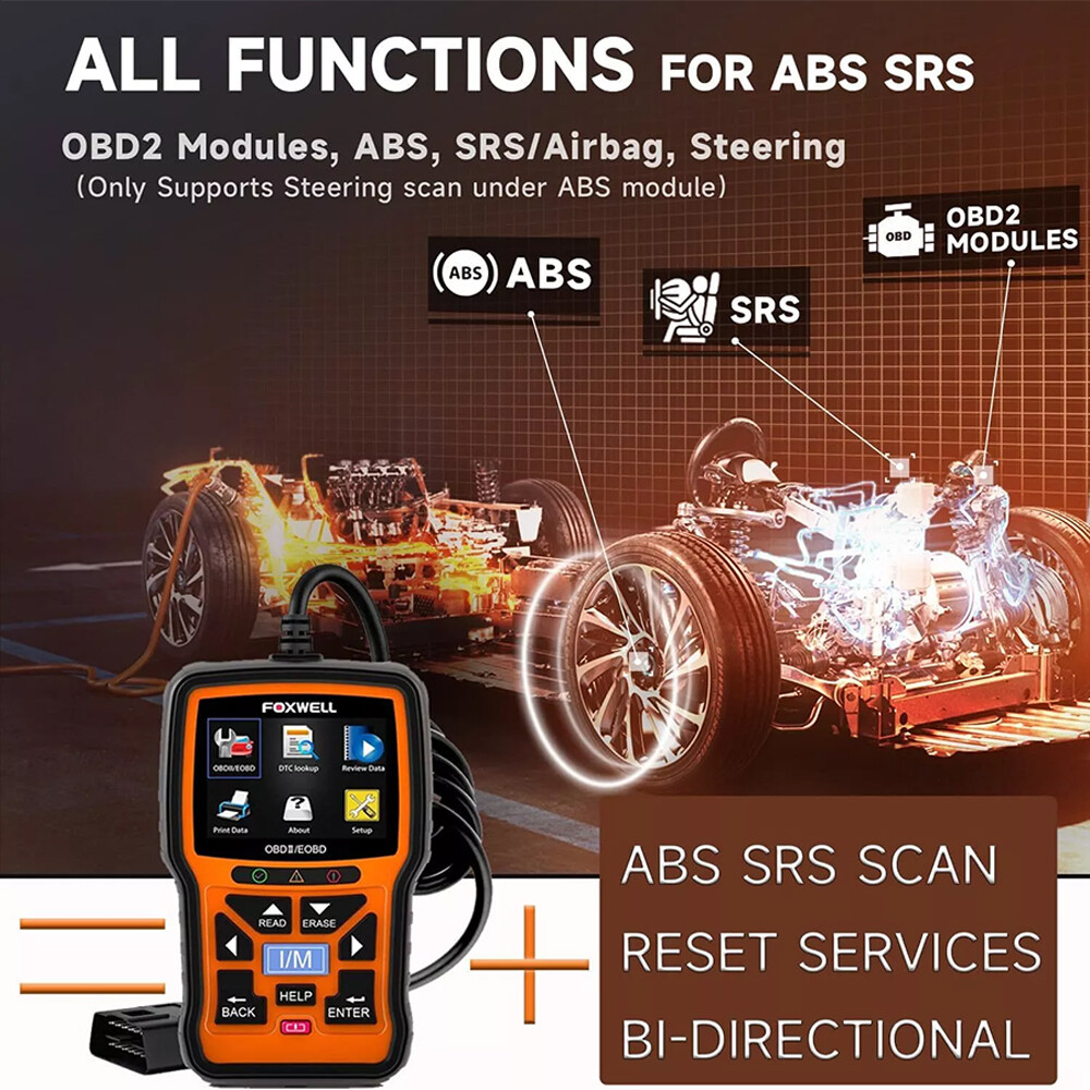Bidirectional SRS ABS Bleeding Oil EPB SAS Calibration Scanner Diagnostic Tool