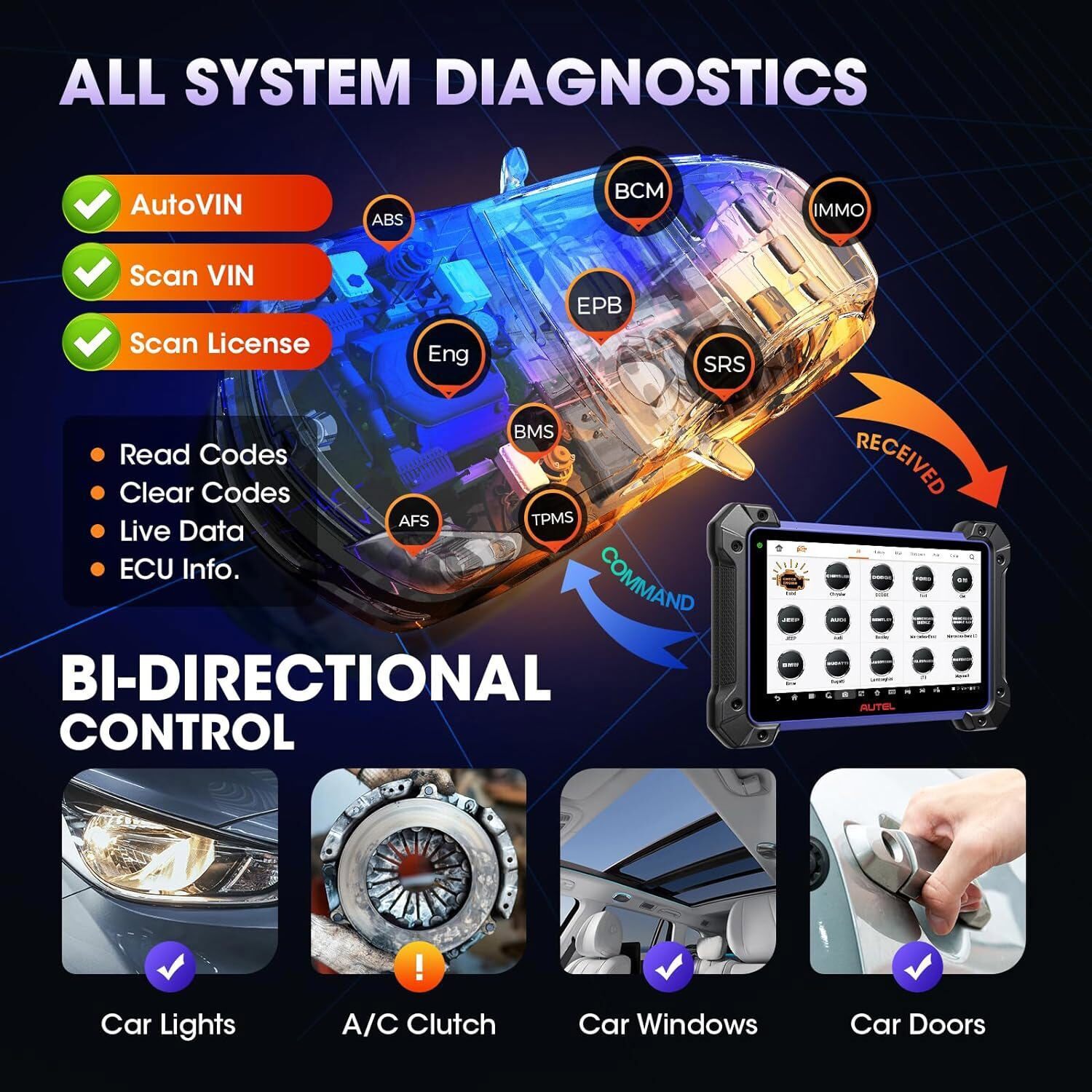 2026 Autel MaxiIM IM608 PRO II IMMO Key Programming Diagnostic Scanner IM608S II