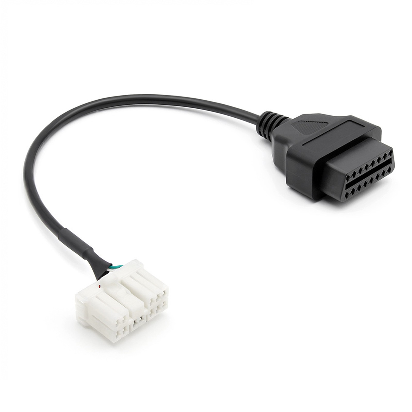 1*OBDII TO 12Pin Male Female Connector Diagnostic Cable For Tesla Model S/X A