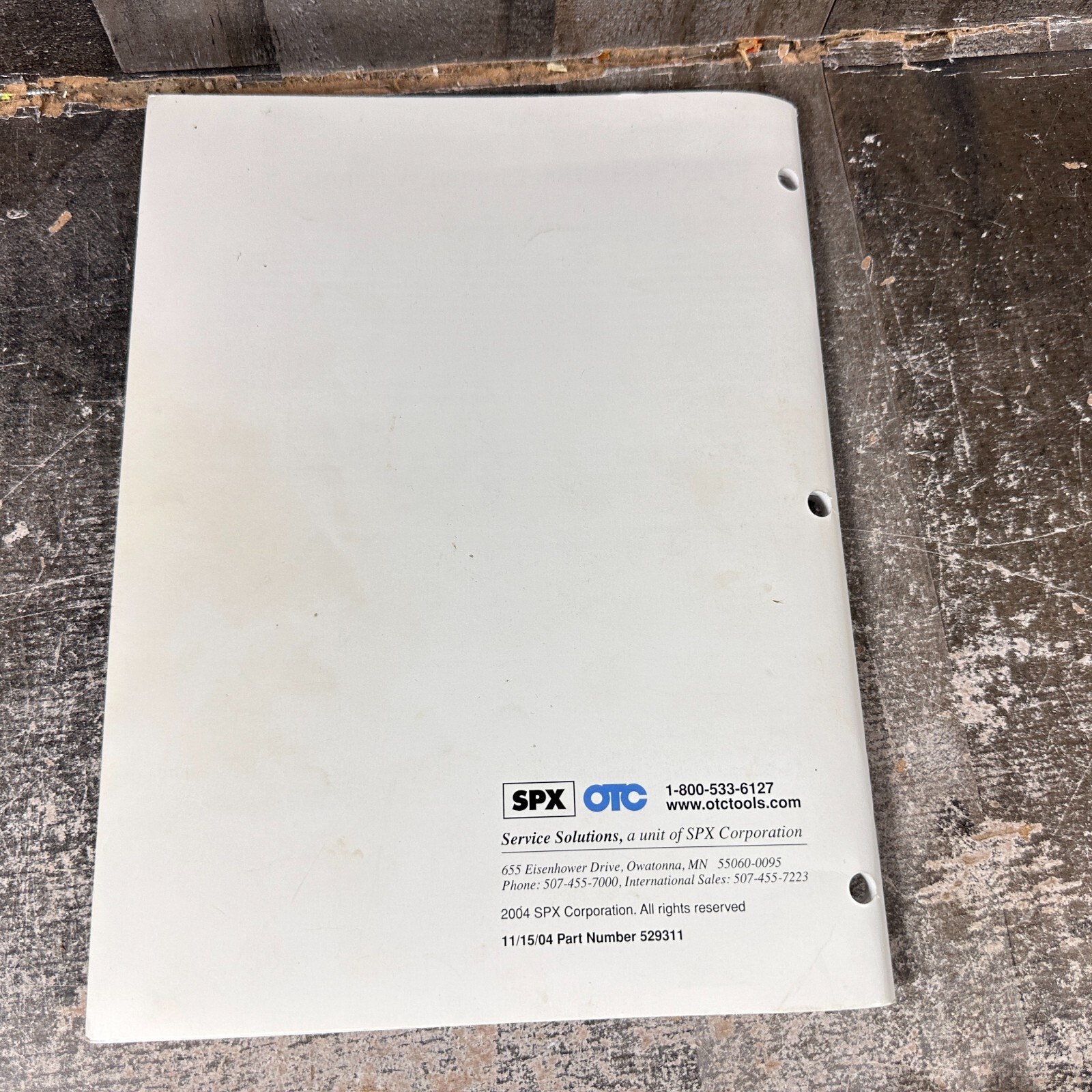 SPX OTC GENISYS NGIS Pathfinder 2004 User Guide 529311 Diagnostic Tool Manual
