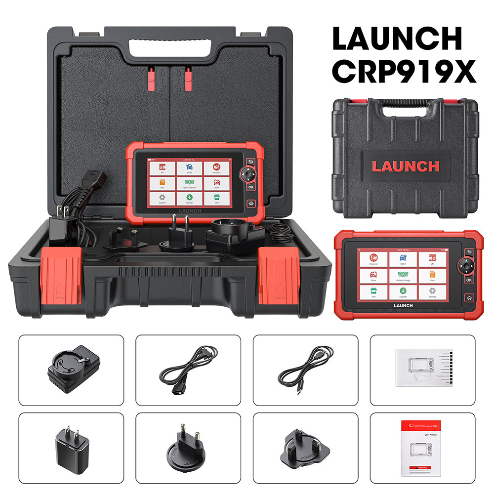 LAUNCH CRP919X OBD2 Bidirectional Scanner Full System Diagnostic Tool Key Coding