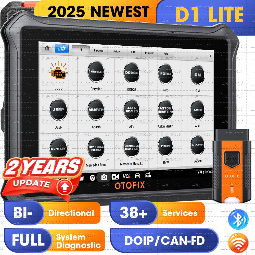 2025 OTOFIX D1 Lite Bidirectional Full System Diagnostic Tool Key Coding Scanner