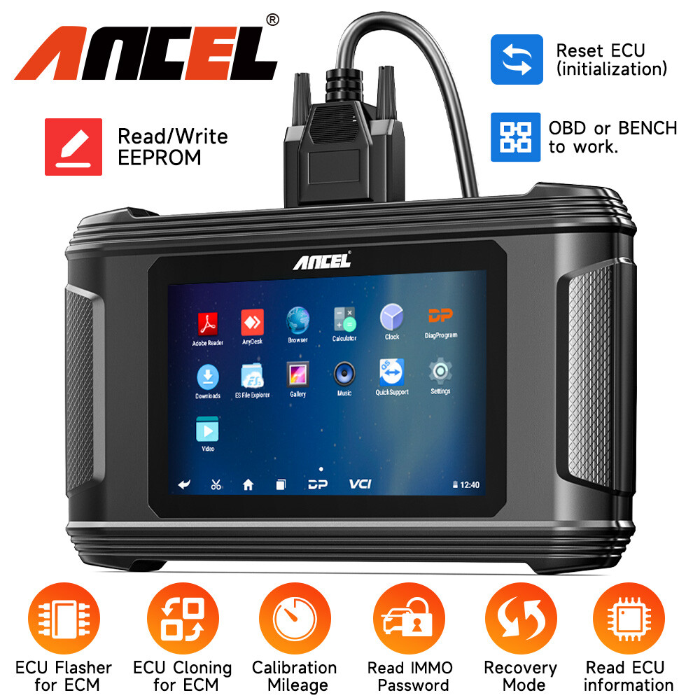 ANCEL EC500 OBD 2 ECU ECM Clone Tool EEPROM/Dflash/flash Fit For VW Audi Skoda