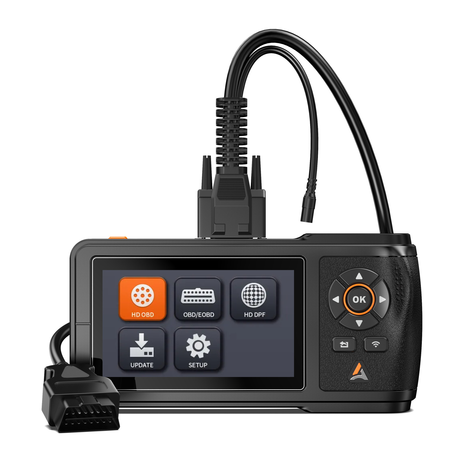 ANCEL Heavy Duty Truck HOBD2 Scanner DPF Regen Diagnostic for Detroit & Paccar