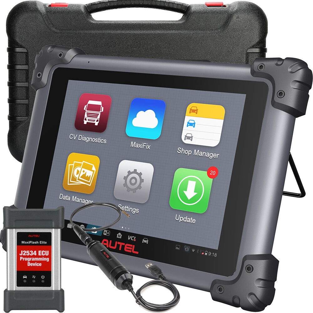 2026 Autel MS908CV II MaxiSys Truck Scanner J1939 J1708 ECU Coding Bidirectional
