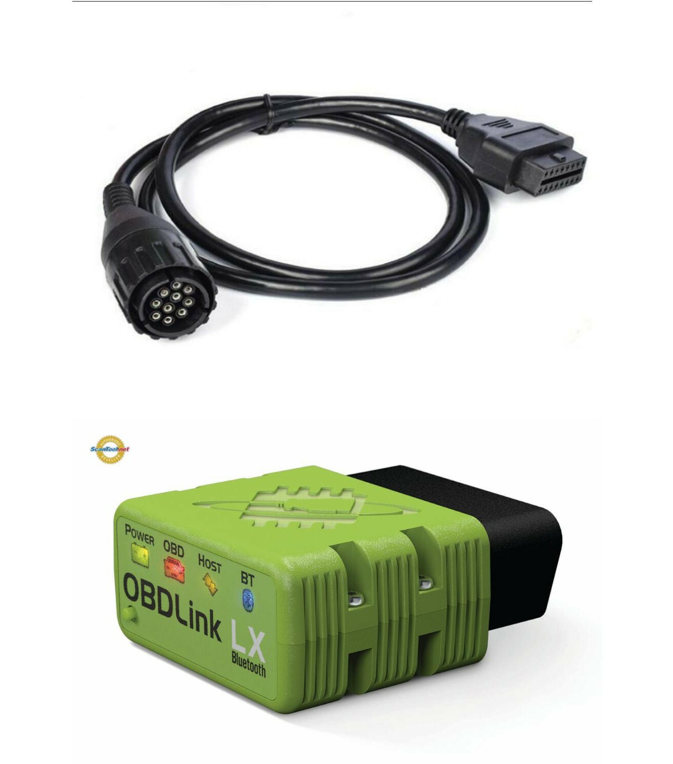 OBDLink LX Bluetooth Scanner +10PIN Adapter For BMW Motocycles Motorade MOTOSCAN