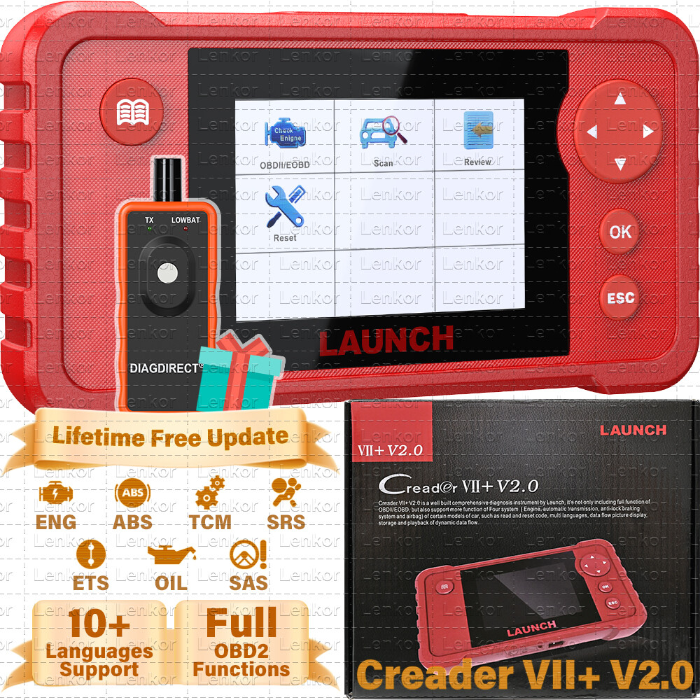 LAUNCH X431 VII+ CRP123 Elite OBD2 Diagnostic Scanner ABS SRS Fault Code Reader