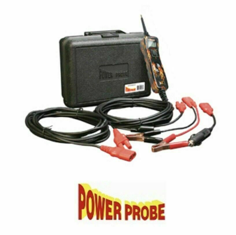 Power Probe 3 III PP319FIRE Flame Powerprobe Kit w/ Voltmeter & Accessories