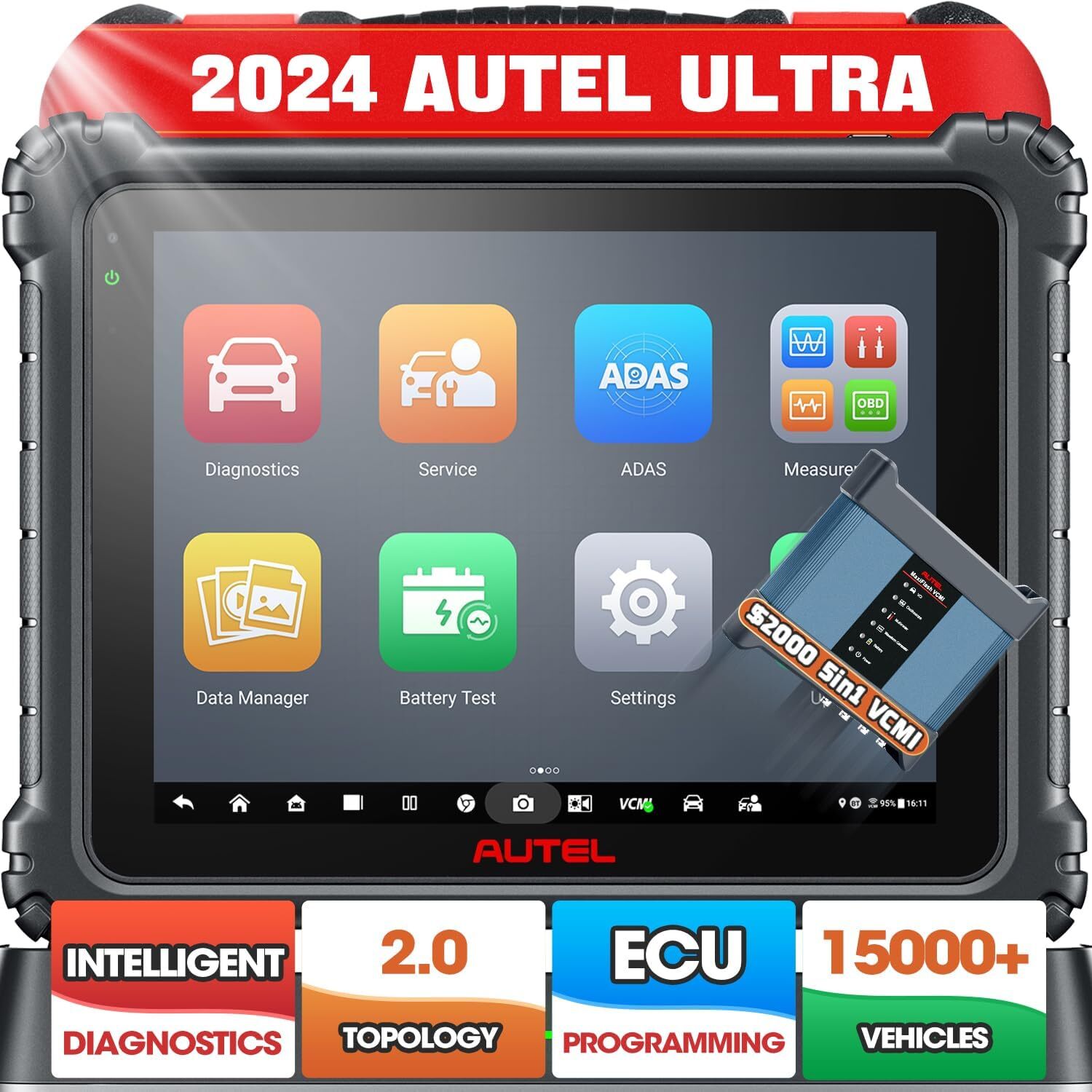 2026 Autel MaxiSys Ultra EV UP MS909EV Diagnostic Scanner Tool VCMI Programming