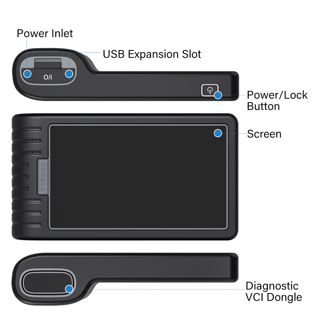🔥TOPDON AD800BT OBD2 Scanner Full Systems Diagnostic Tool Free Updates for Life