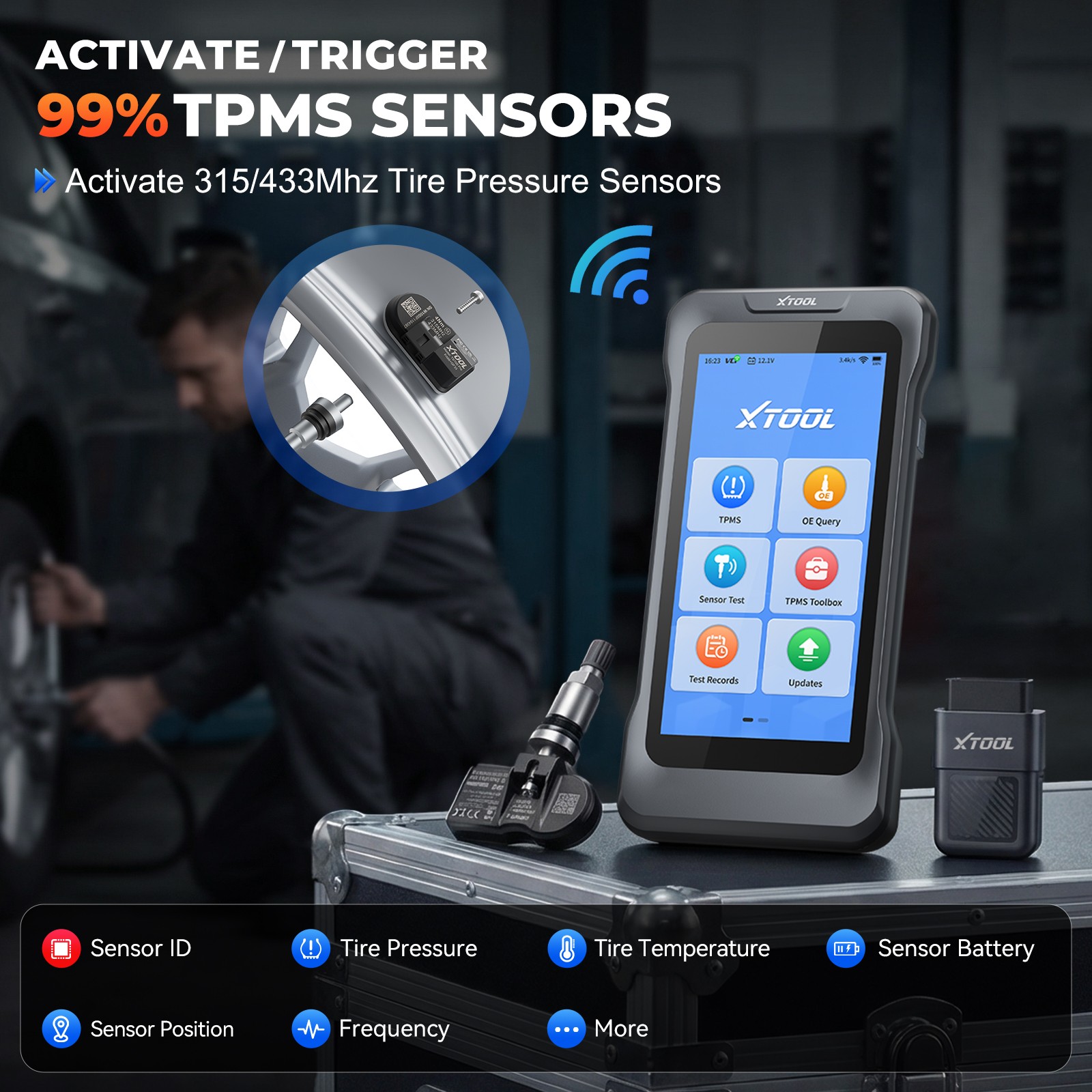 XTOOL USED A30M Full System Bidirectional OBD2 Auto Diagnostic Bluetooth Scanner