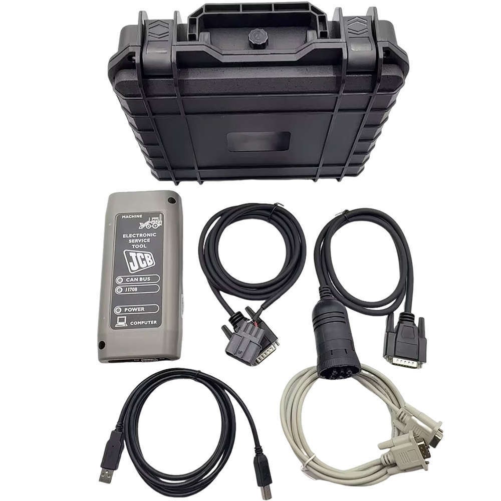 New Diagnostic KIT JCB Service Master 4 v25.07 W/ JCB DLA Adapter With Laptop