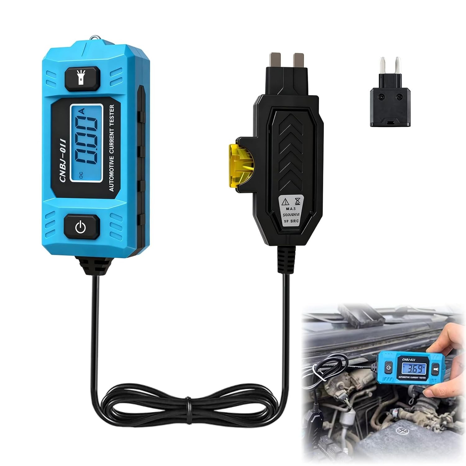 Automotive Circuit Fault Probe Tester,Portable High-Precision Current Tester 20A