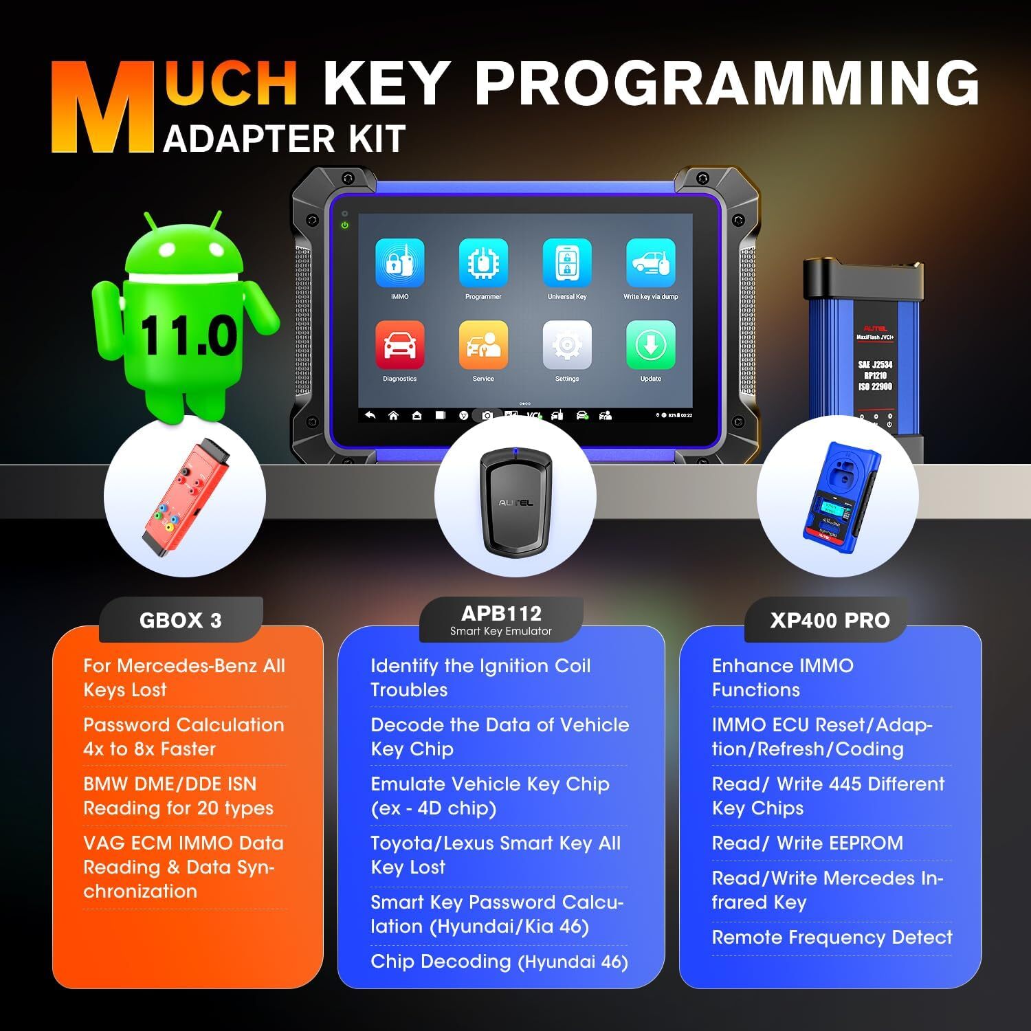 Autel IM608 PRO II FULL KIT Key Programmer for Locksmith & Workshop IM608S II