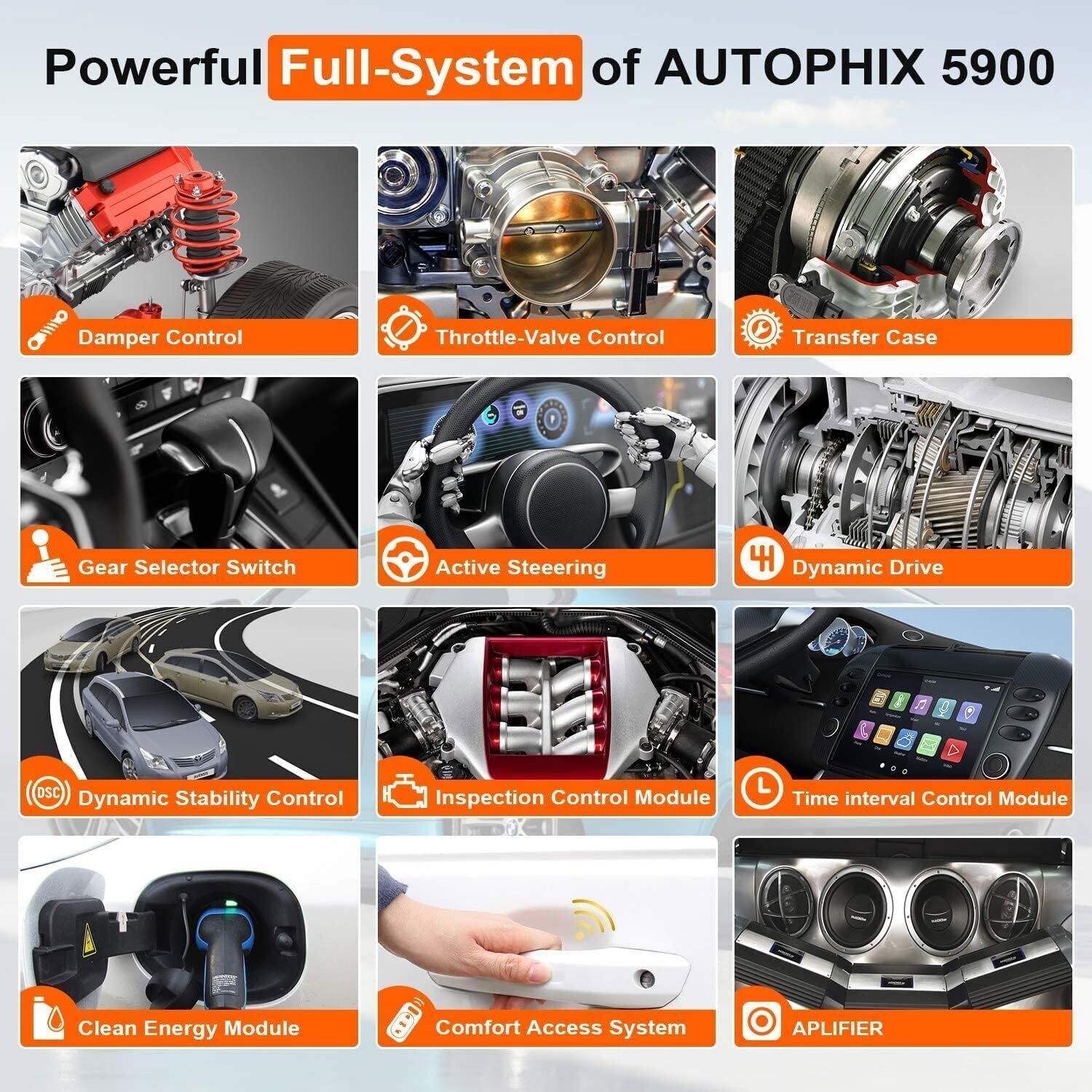 AUTOPHIX 5900 fit for BMW All System OBD2 Diagnostic Scanner Battery Register