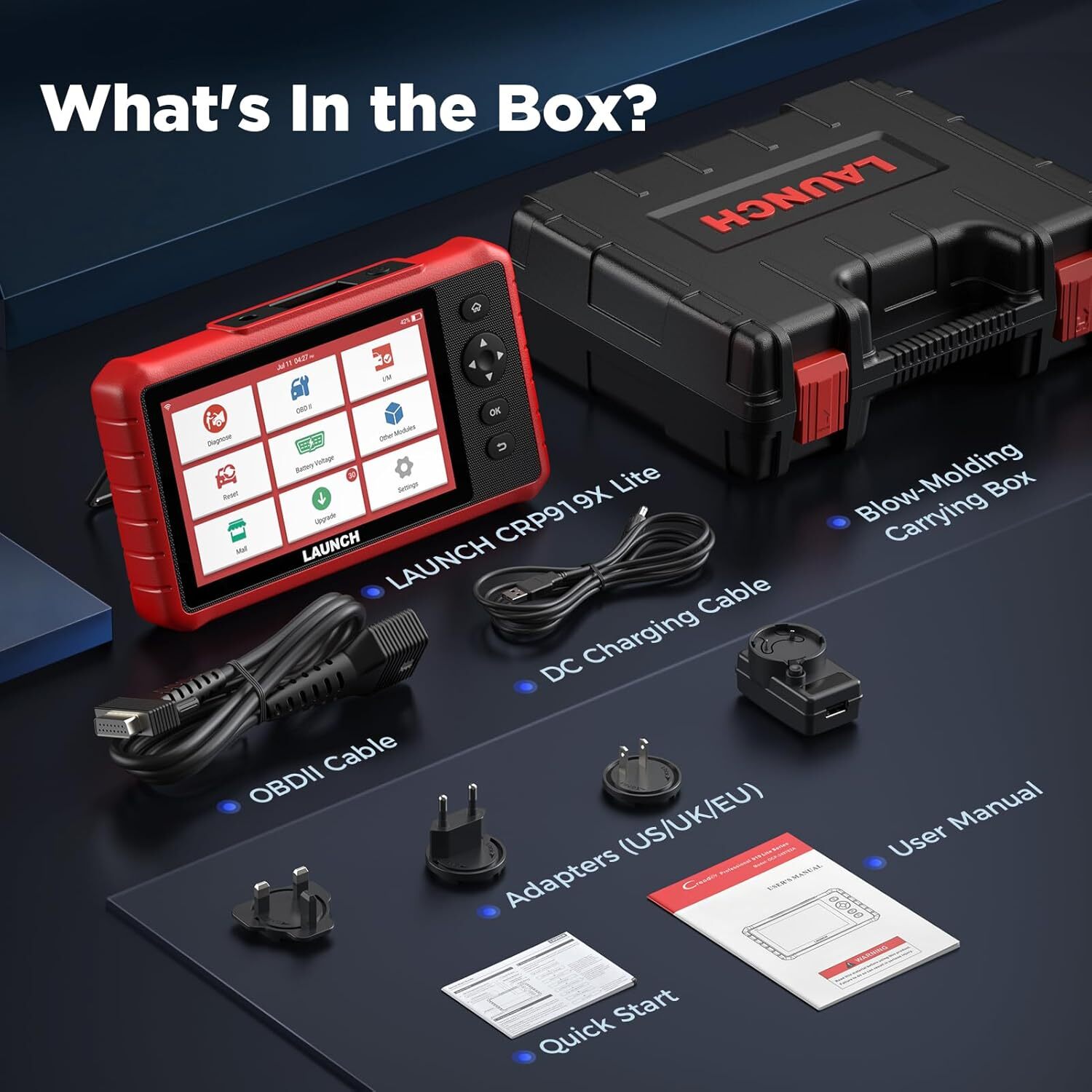 LAUNCH X431 CRP919X Lite Full Bidirectional Car Diagnostic Scanner Key Coding