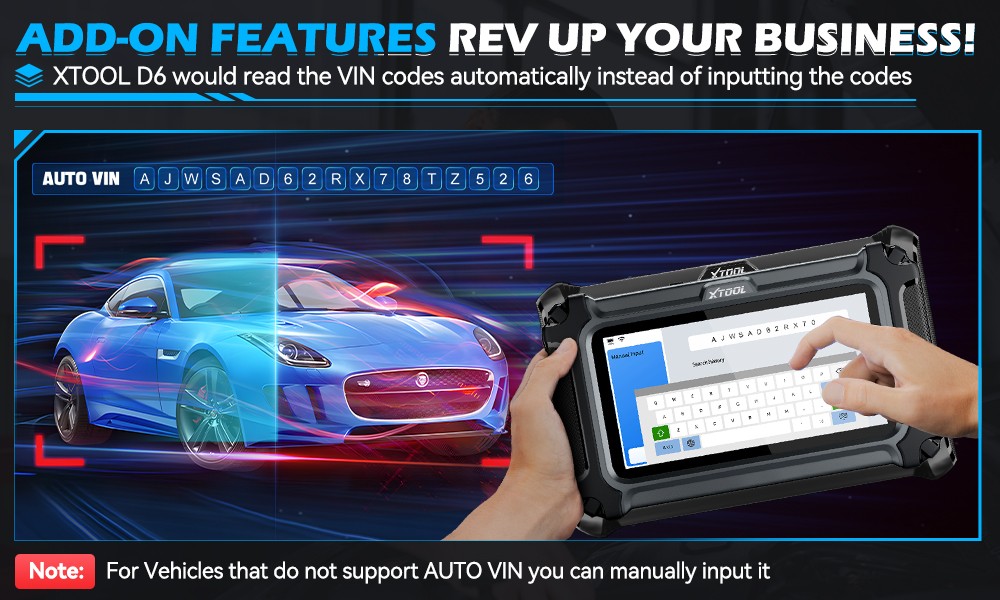 2026 NEWSET XTOOL D6 Full System Diagnostic Tool 15+ Resets Full OBD2 Functions