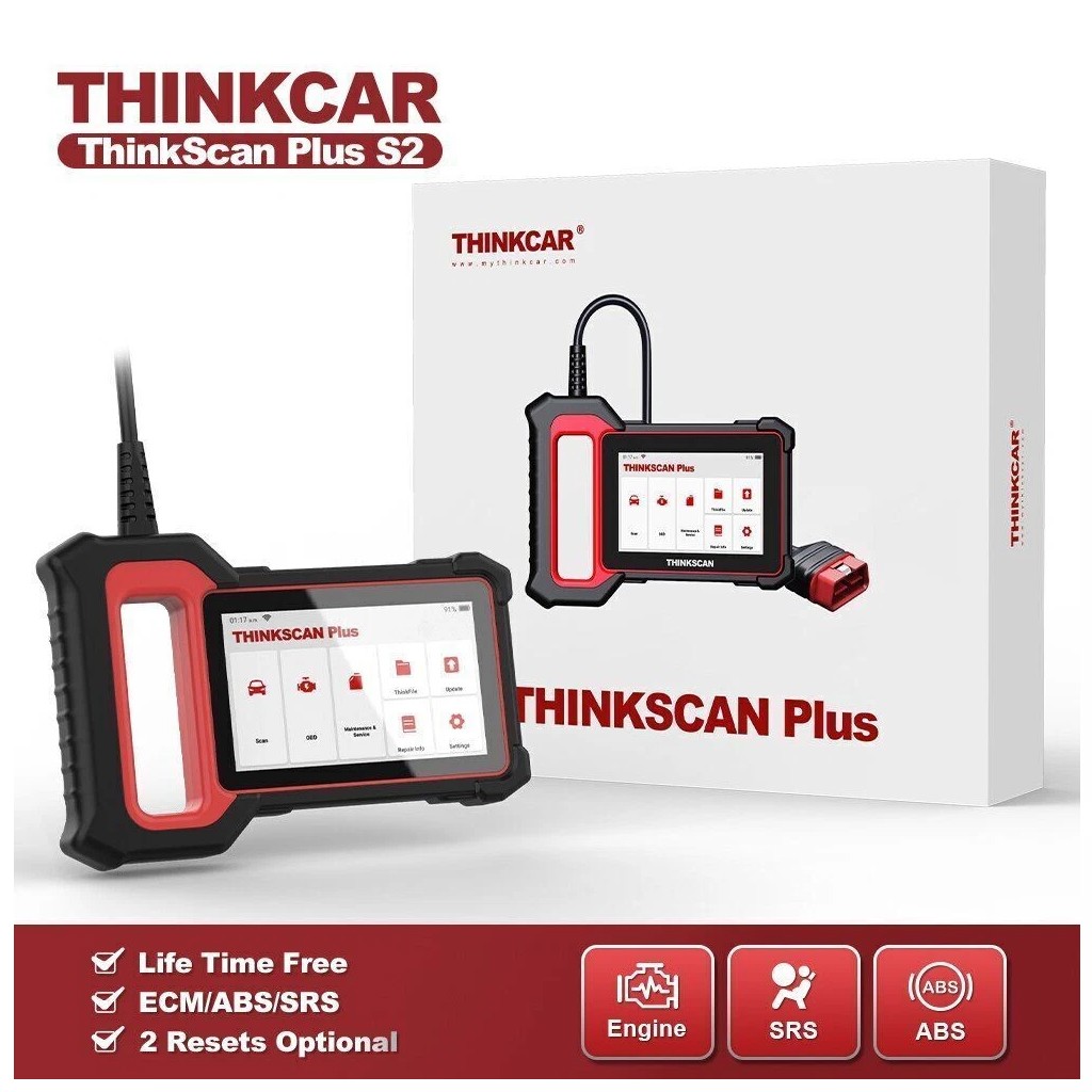 THINKCAR OBD2 Scanner Check Engine ABS SRS System Oil Reset EPB SAS Diagnosis